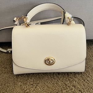 Coach white crossbody purse. NWT.